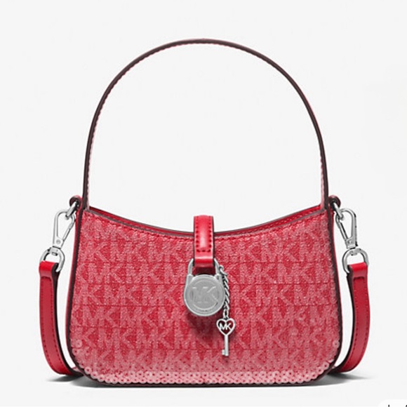 Michael Kors Extra-Small Signature Logo Crossbody Bag - Picture 1 of 3